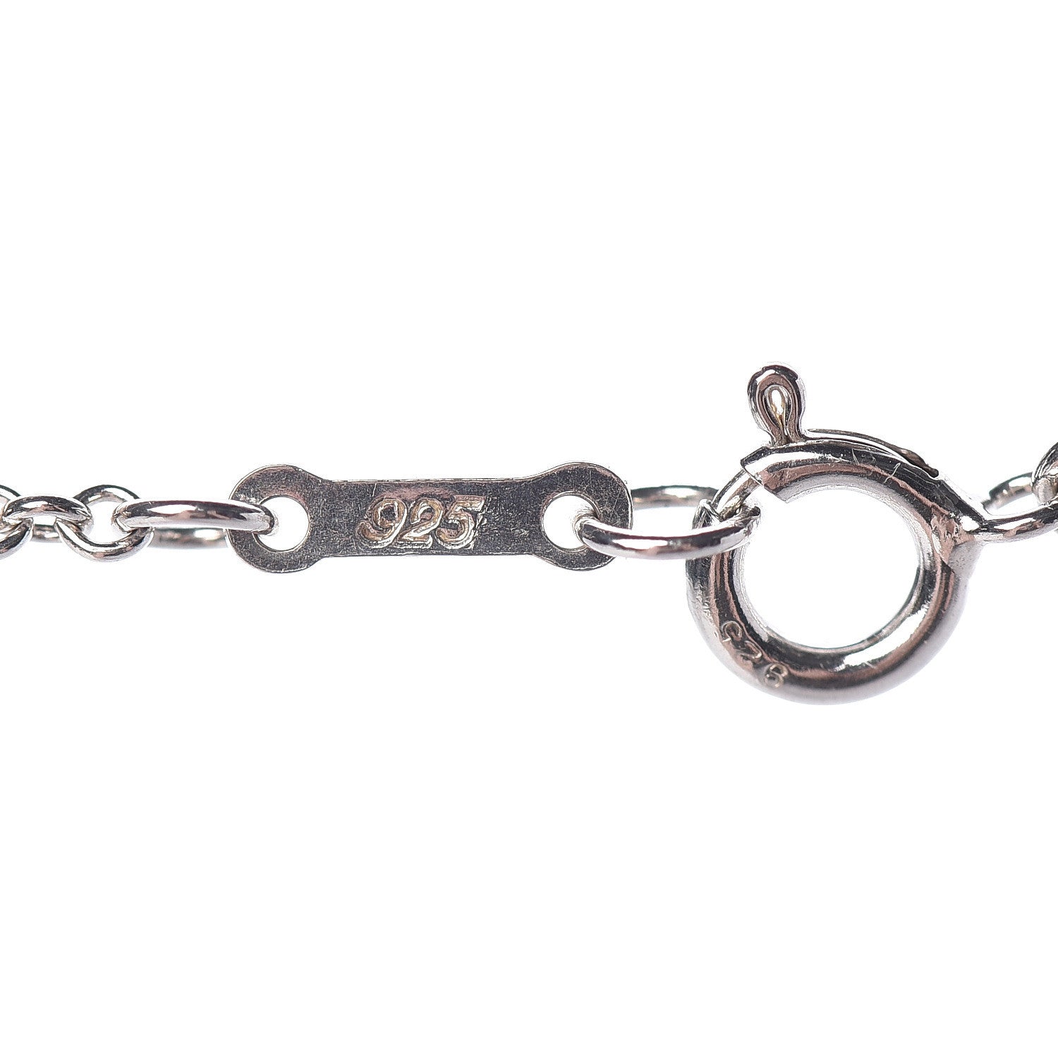 Tiffany Sterling Silver Elsa Peretti 5 Open Hearts Necklace 5 of 7