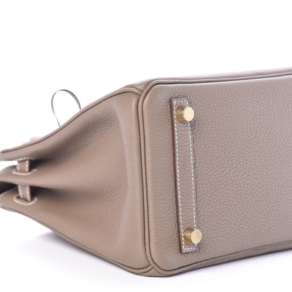 Hermes Togo Birkin 25 Etoupe 32 of 35