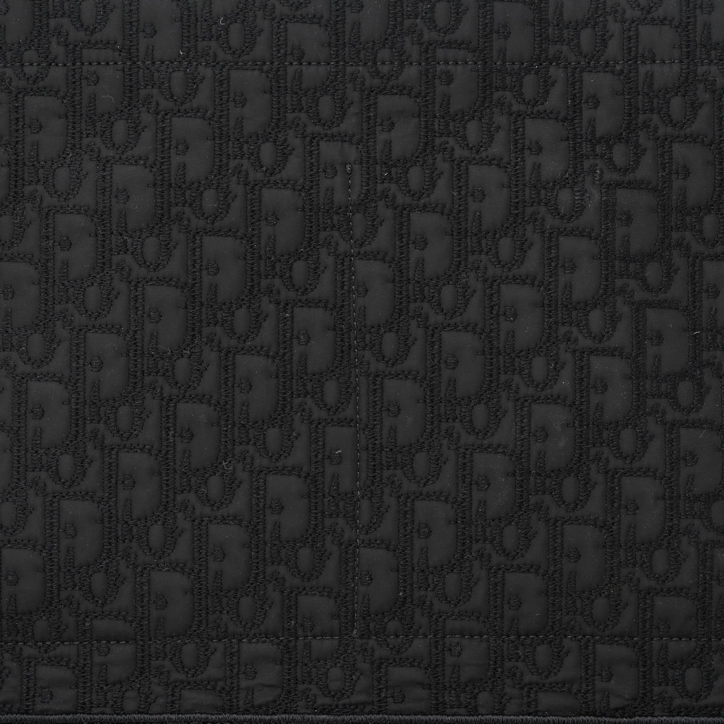 Canvas Satin Embroidered Book Tote Insert Black