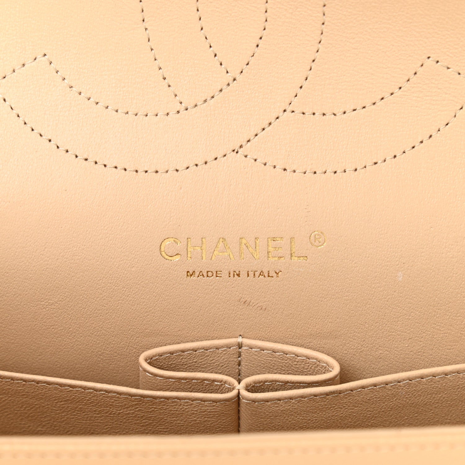 Chanel Caviar Quilted Jumbo Double Flap Beige 6 of 11