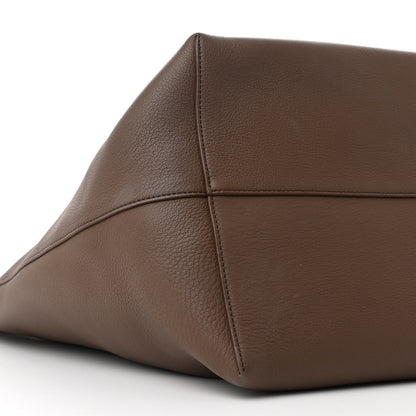 The Row Grained Calfskin Large N/S Park Tote French Grey 9 of 10