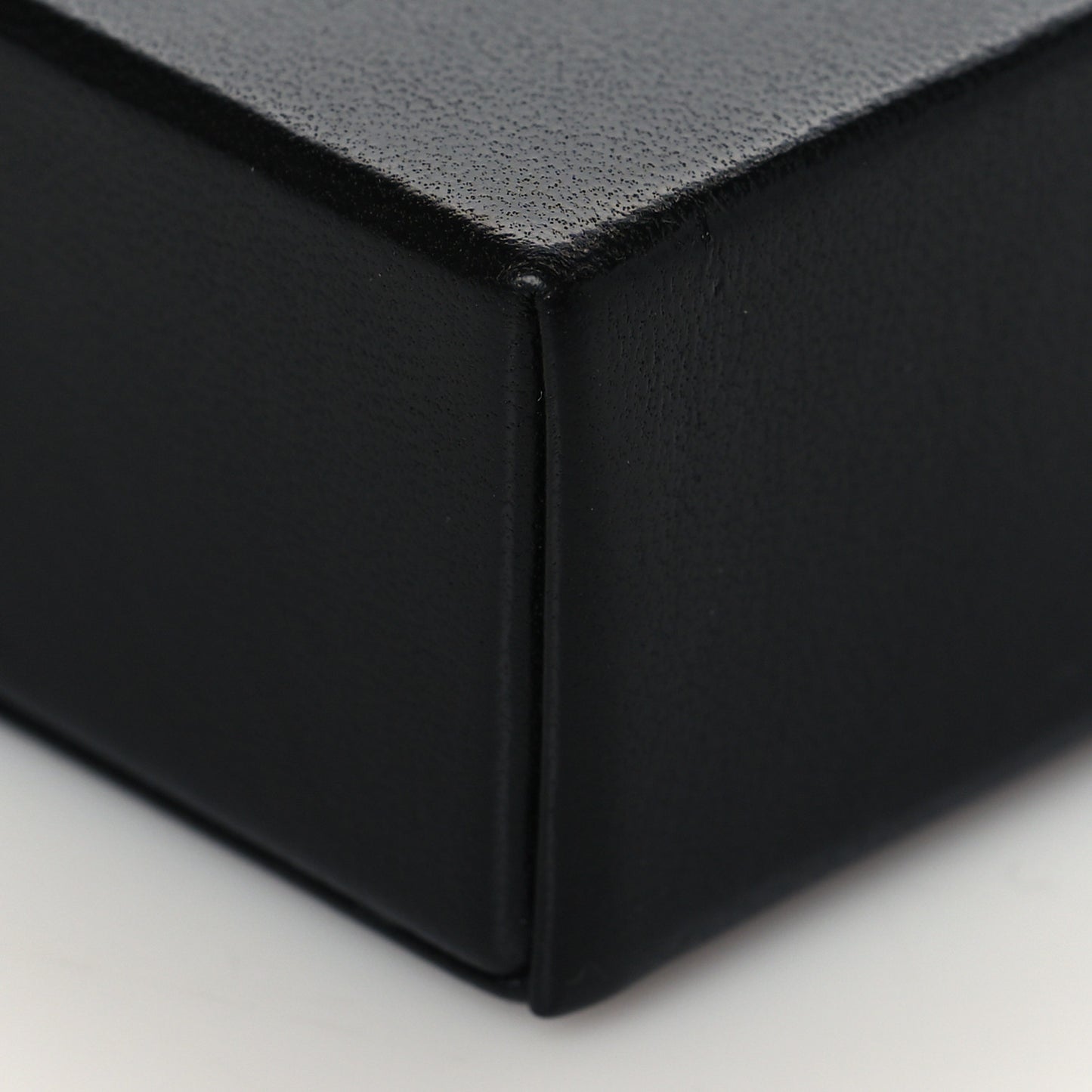 Lambskin Smoking Box Crossbody Black