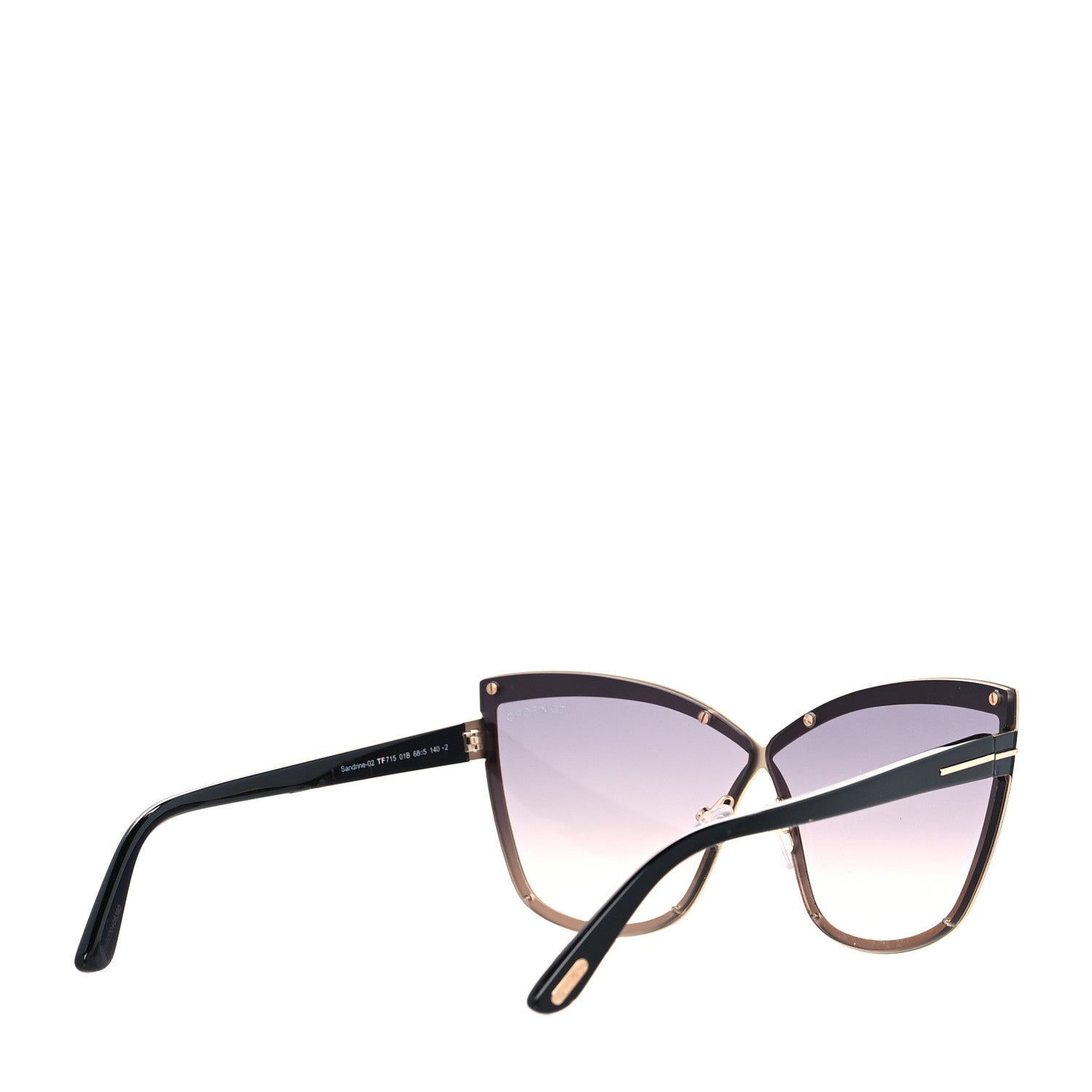 Tom Ford Sandrine Sunglasses TF715 Black 3 of 8