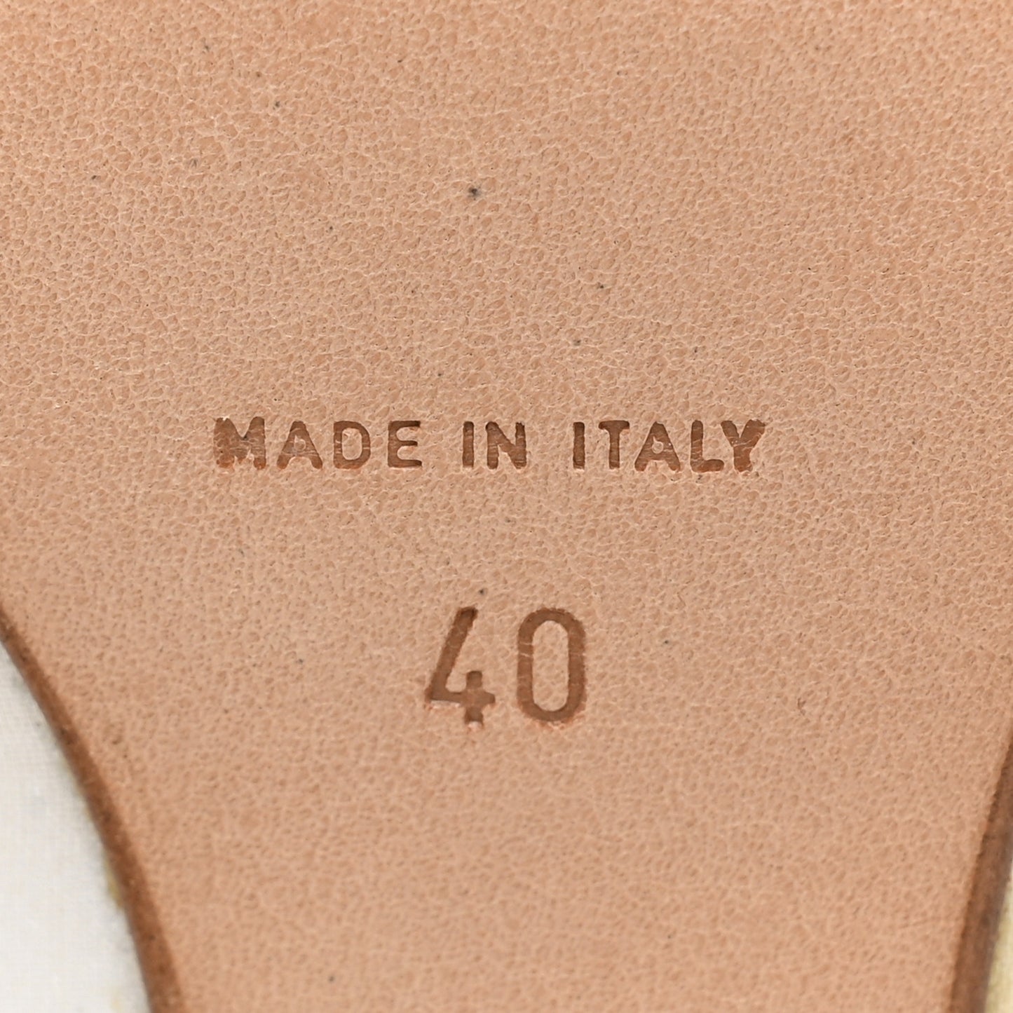 Satin Cap Toe Ballerina Ankle Wrap Flats 40 White Beige