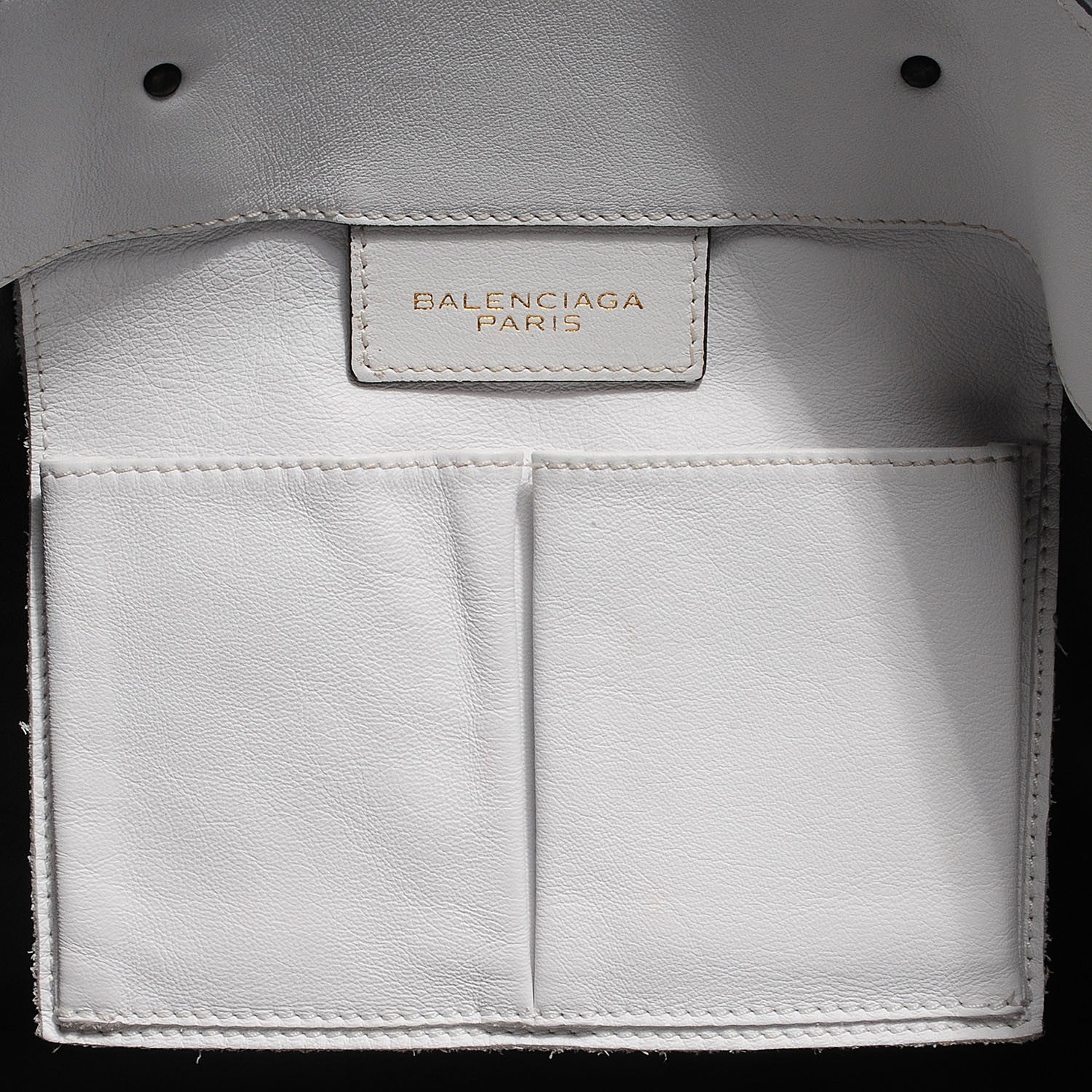 Balenciaga Calfskin Papier Embossed A4 Carreaux Tote 7 of 13