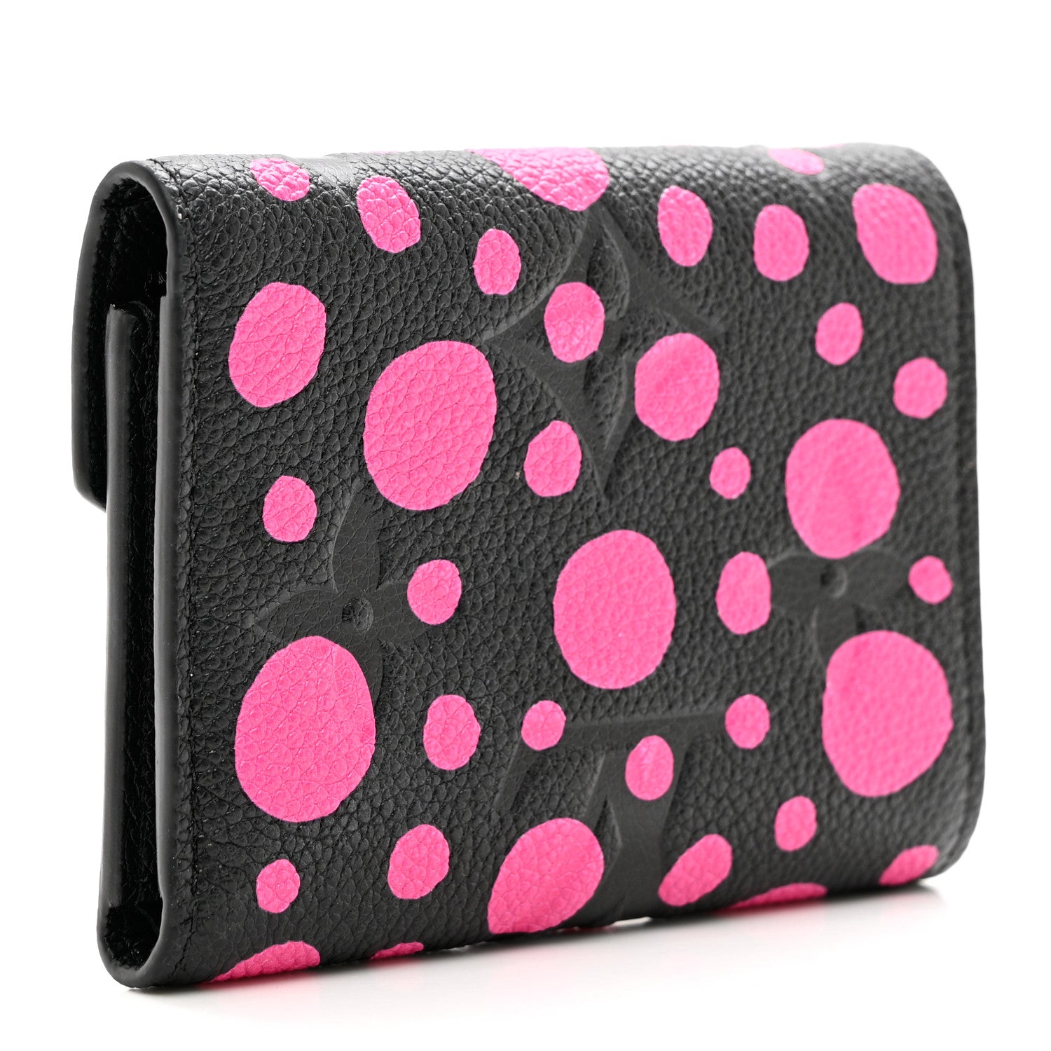 Louis Vuitton LV X YK Empreinte Monogram Victorine Wallet Black Fuchsia 3 of 8