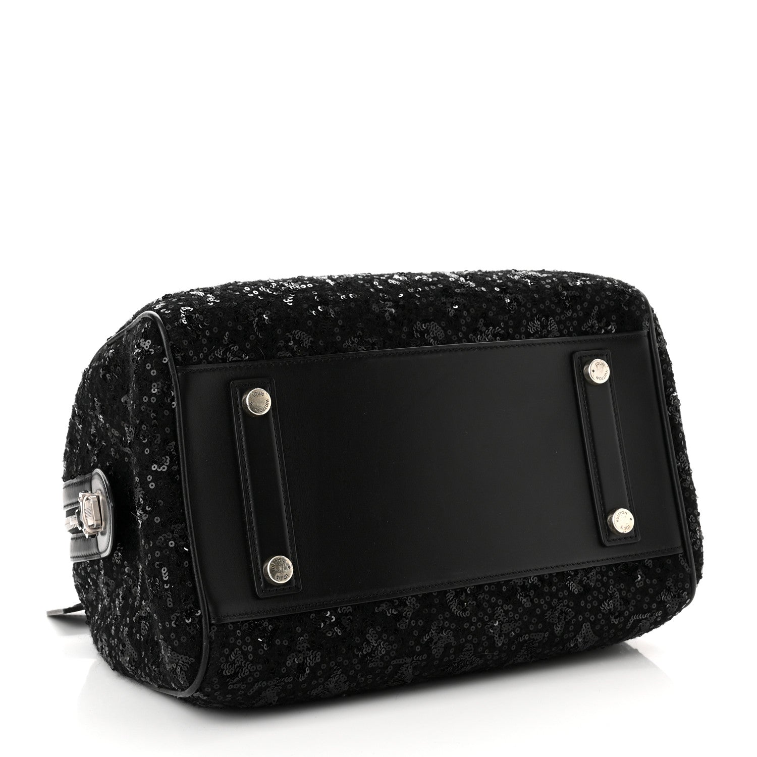 Louis Vuitton Sequin Monogram Sunshine Express Speedy Black 4 of 9