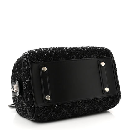 Louis Vuitton Sequin Monogram Sunshine Express Speedy Black 4 of 9