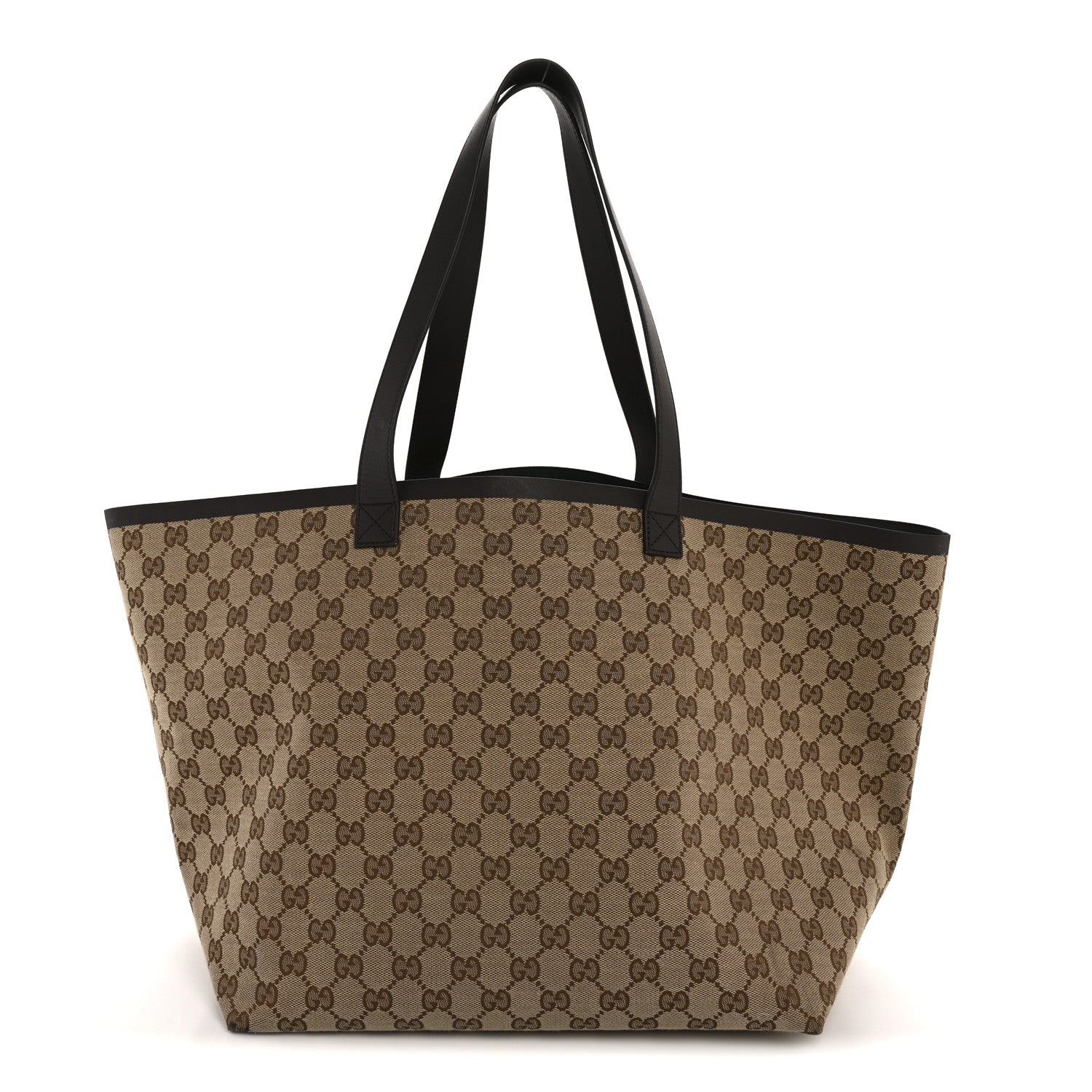 Gucci Monogram Medium Totissima Shopping Tote Beige Ebony 1 of 12