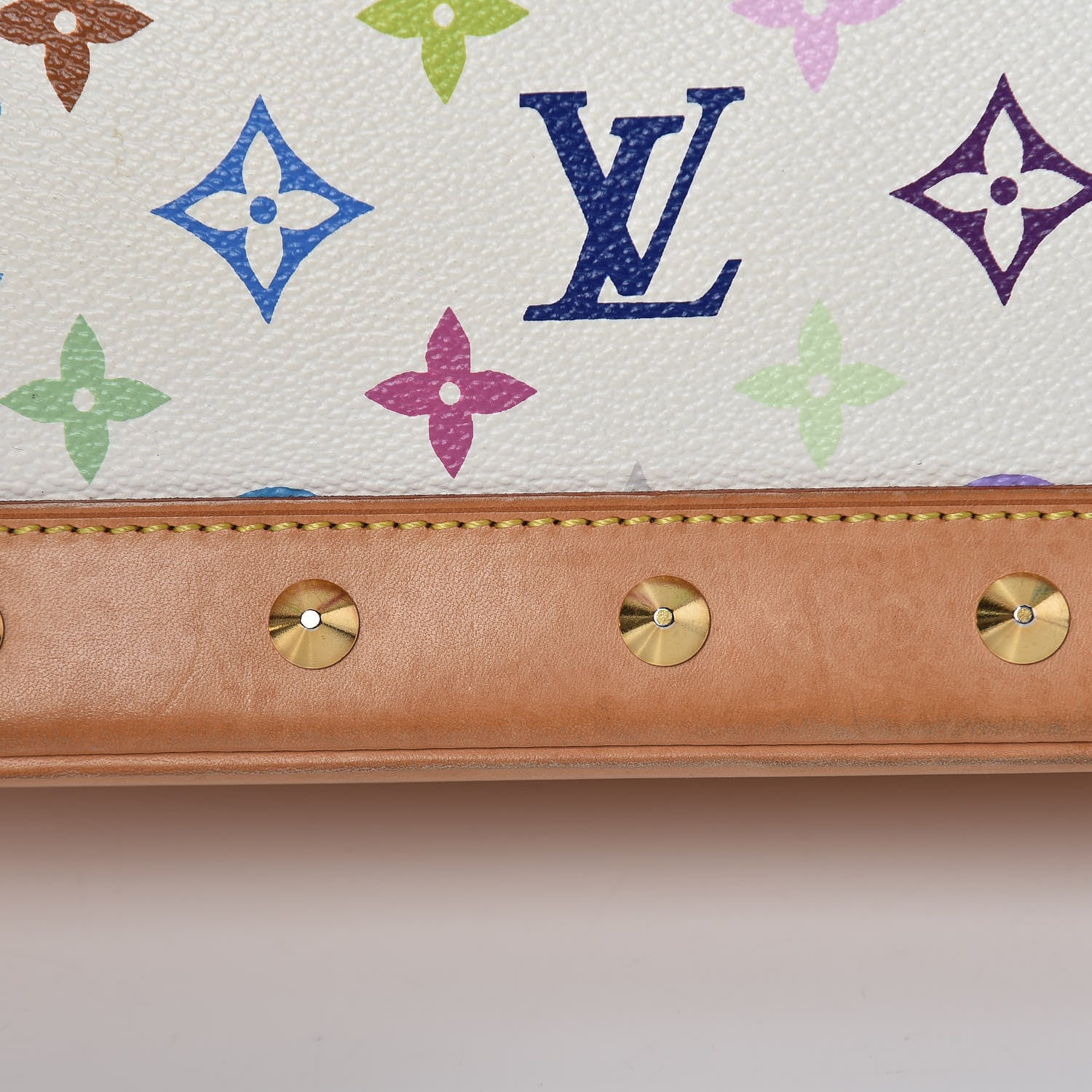 Louis Vuitton Monogram Multicolor Alma White 24 of 24