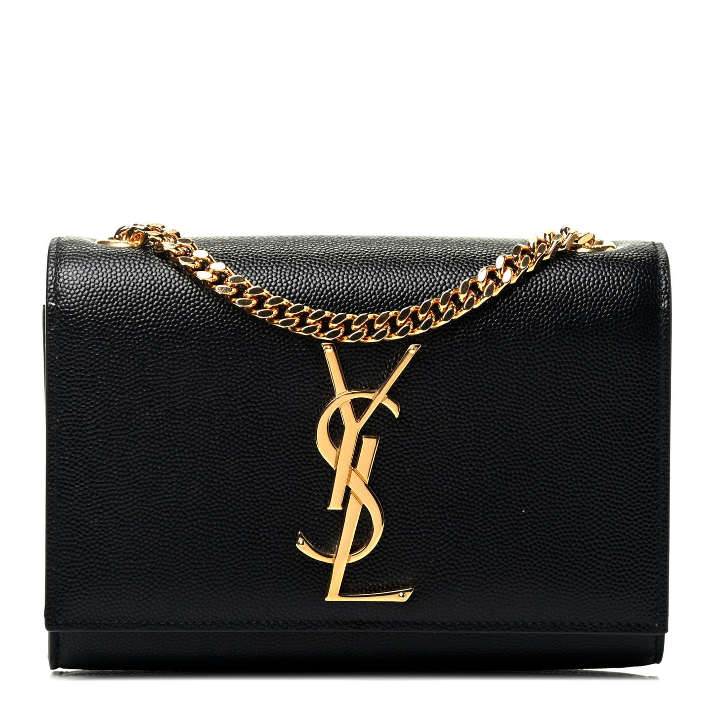 Grain De Poudre Small Monogram Kate Satchel Black
