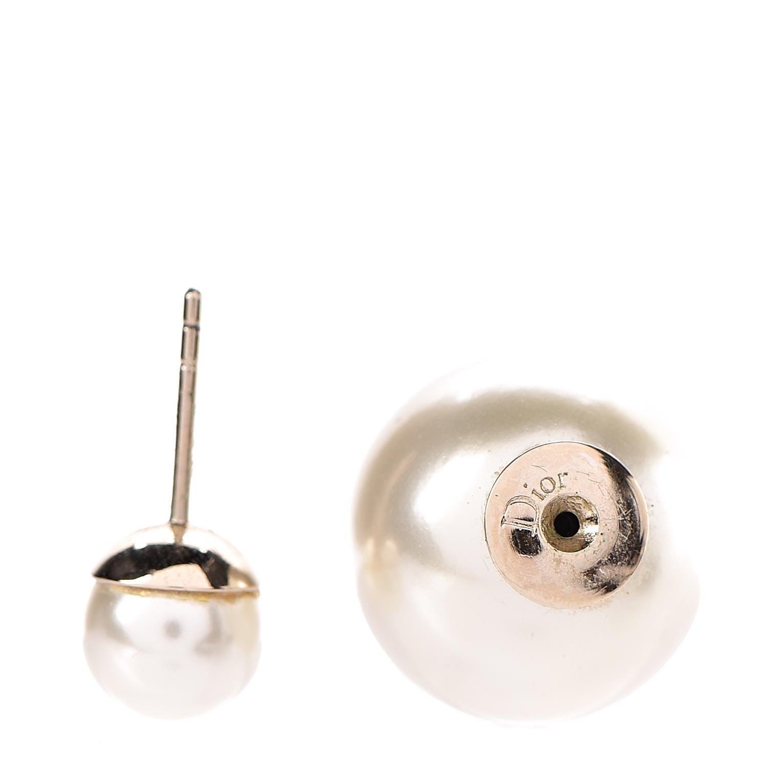 Christian Dior Pearl Mise En Dior Tribal Earrings 3 of 4