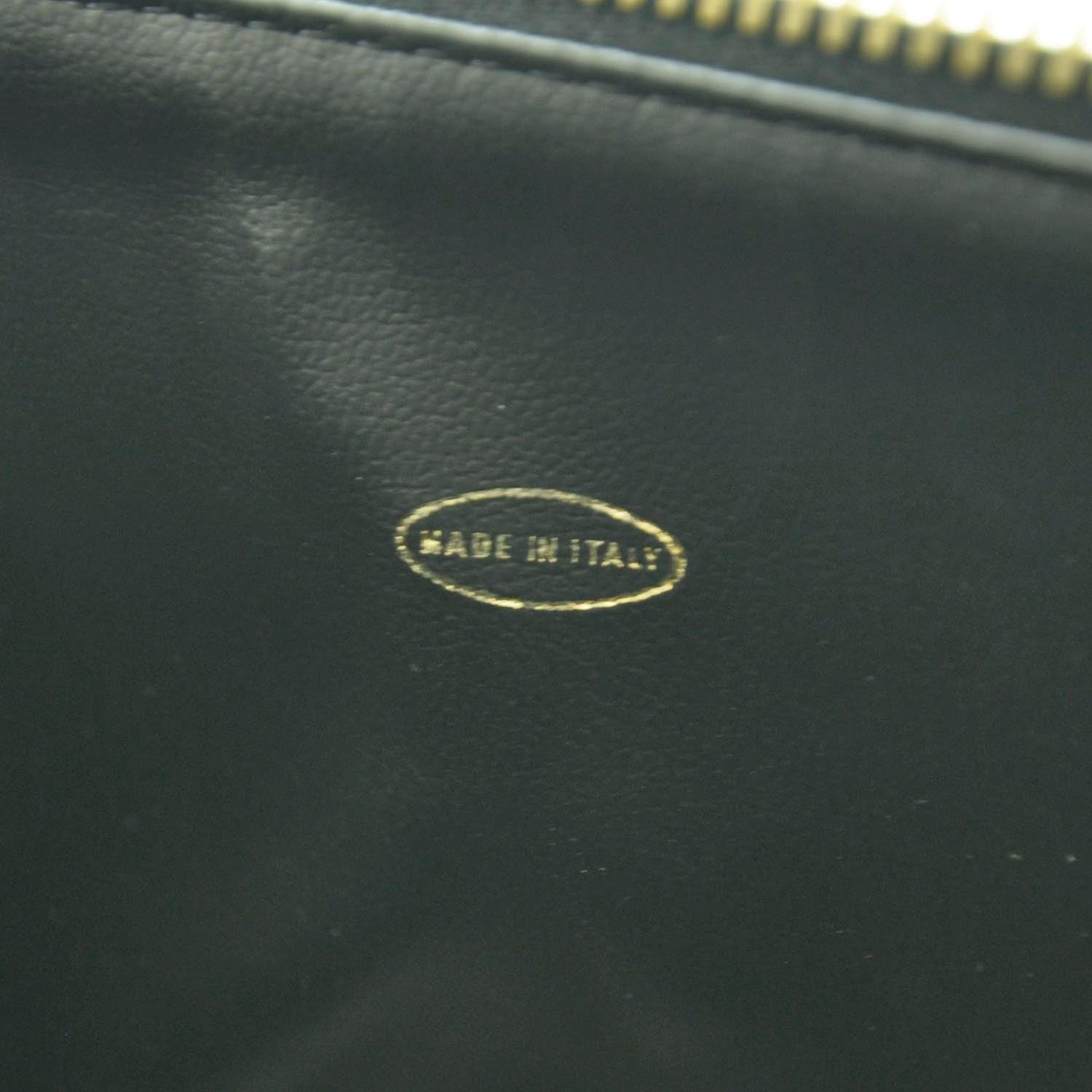 Chanel Lambskin Vanity Cosmetic Bag Black 8 of 10