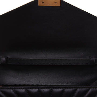 Gucci Calfskin Bamboo Trapuntata Queen Margaret Top Handle Bag Mystic White Black 11 of 19