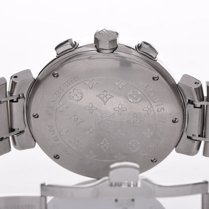 Louis Vuitton Stainless Steel 41mm Tambour Chronograph Automatic Watch Champagne 7 of 9