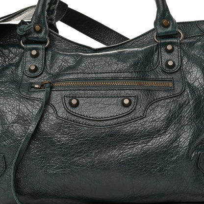 Balenciaga Agneau Classic Hardware City Vert Pinede 9 of 16
