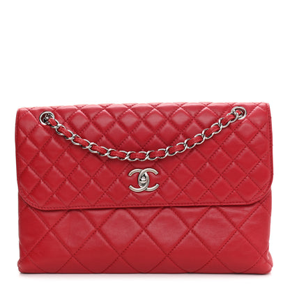 Chanel Calfskin Quilted In The Business Flap Bag Red 1 of 12