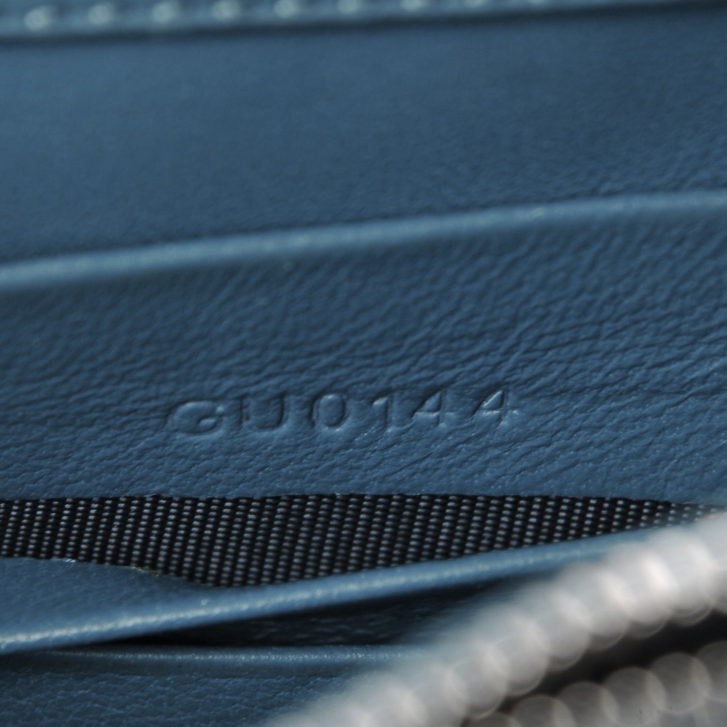 Sugar Goatskin Pandora Chain Wallet Medium Blue