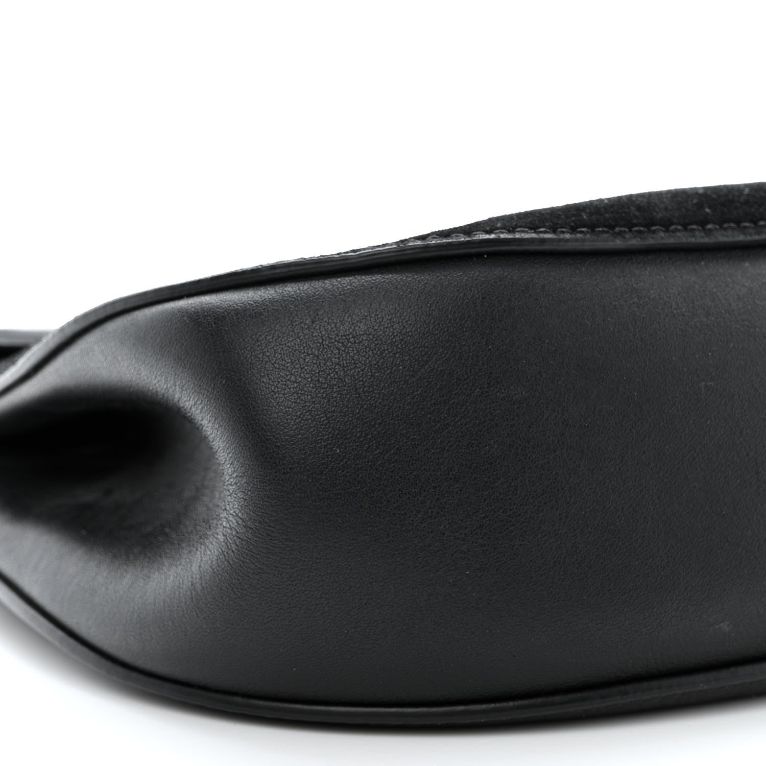 Chloe Suede Smooth Calfskin Drew Shoulder Bag Black 10 of 12