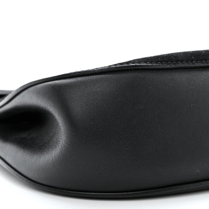 Chloe Suede Smooth Calfskin Drew Shoulder Bag Black 10 of 12