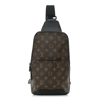 Louis Vuitton Monogram Macassar Avenue Sling Bag 1 of 10