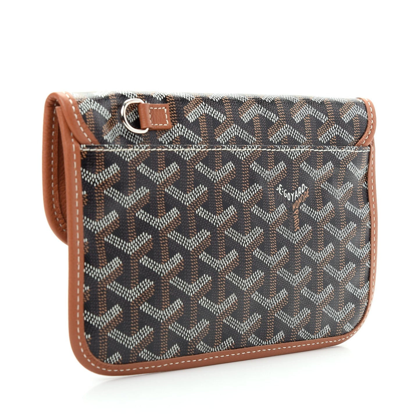 Goyardine Pouch Black Gold