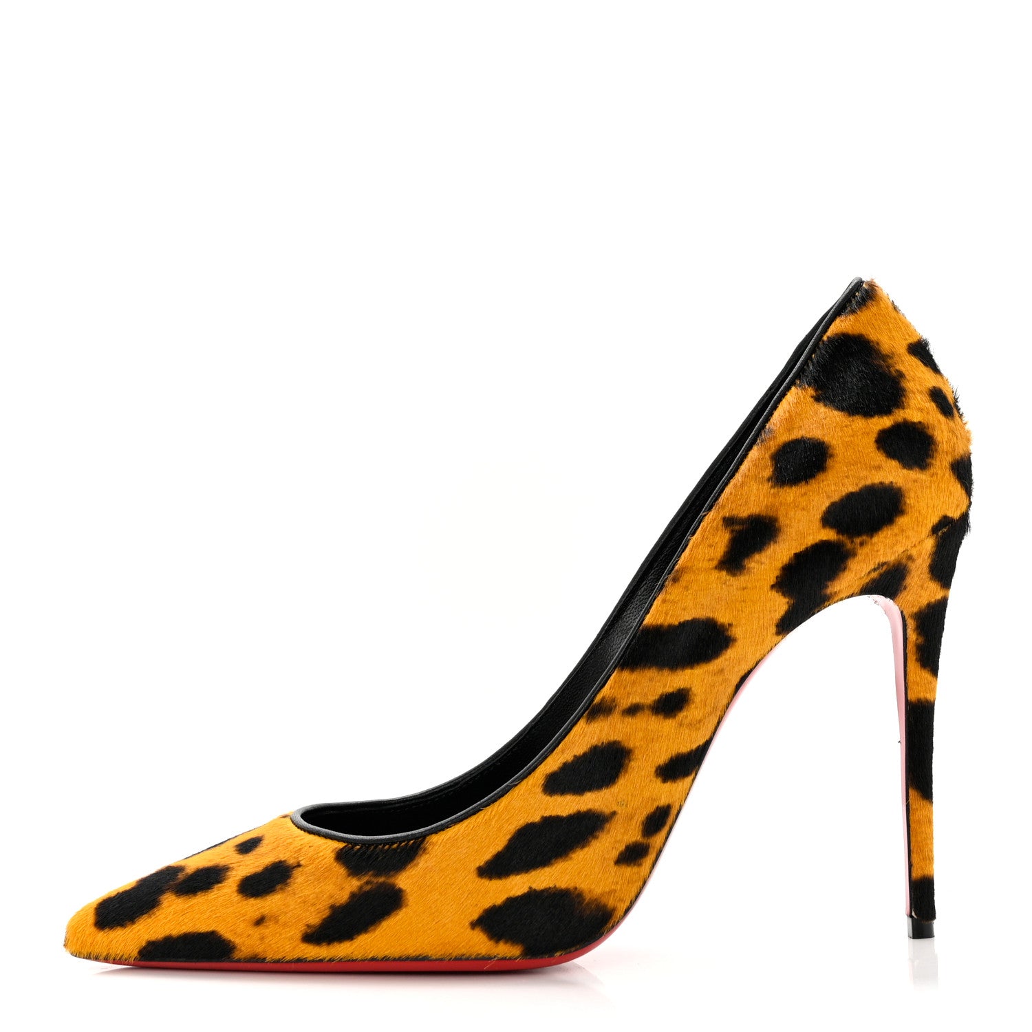 Christian Louboutin Calf Hair Leopard Kate 100 Pumps 37.5 Spicy 1 of 8
