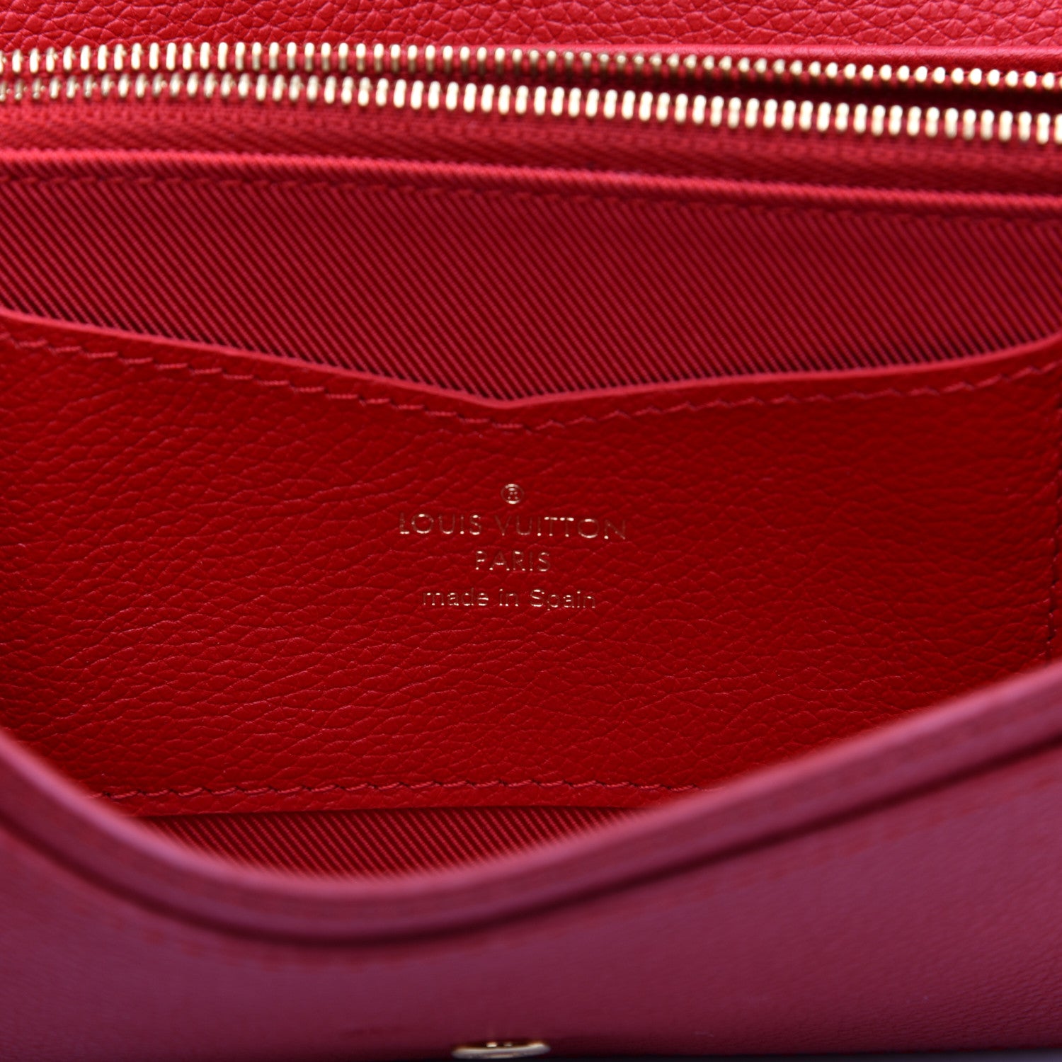 Louis Vuitton Calfskin Lockme Wallet Dahlia 8 of 11