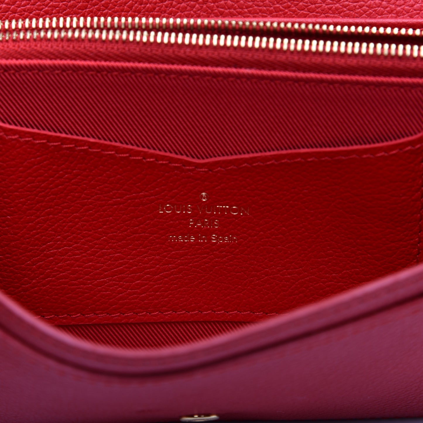 Calfskin Lockme Wallet Dahlia