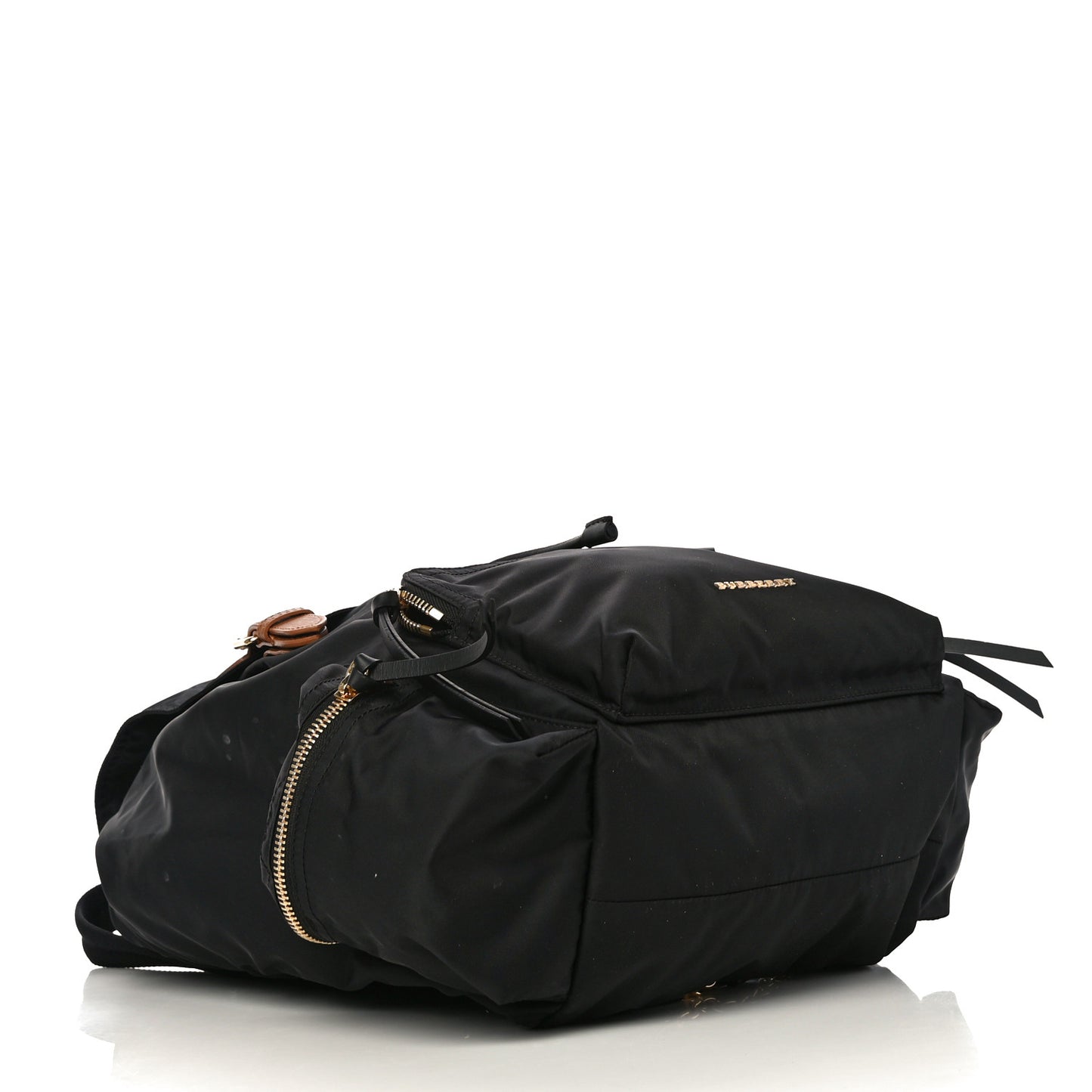 Nylon Medium Rucksack Backpack Black