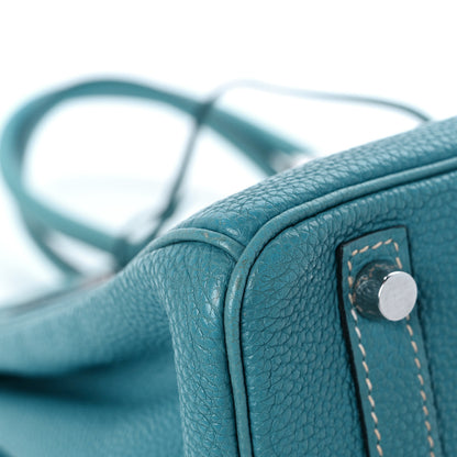 Hermes Togo Birkin 30 Blue Jean 8 of 15
