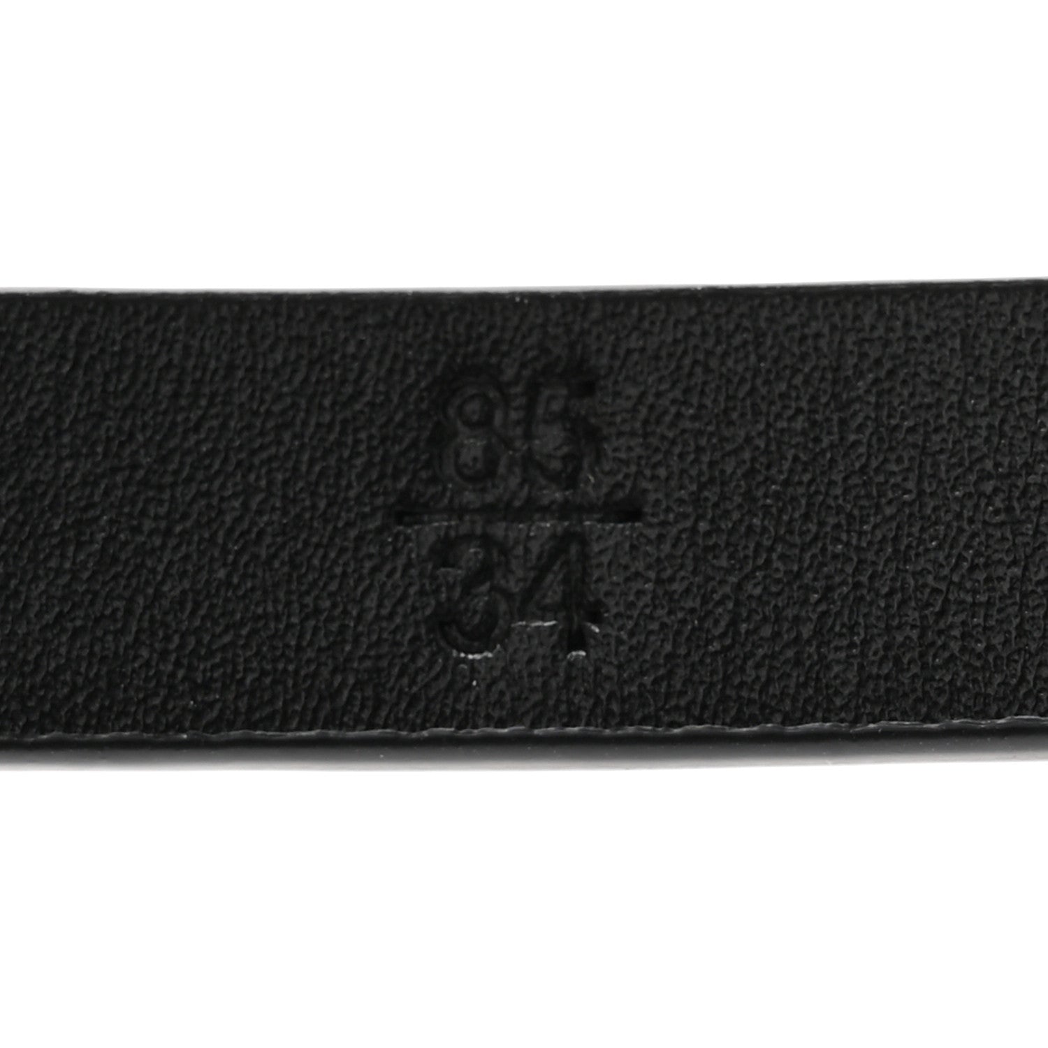 Chanel Calfskin Chain Logo Skinny Belt 85/34 Black 6 of 7