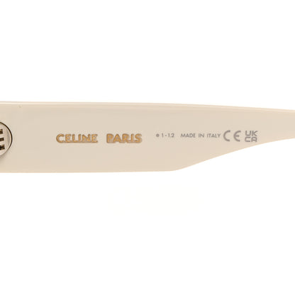 Celine Acetate Cat Eye Sunglasses CL 40197U White 6 of 7