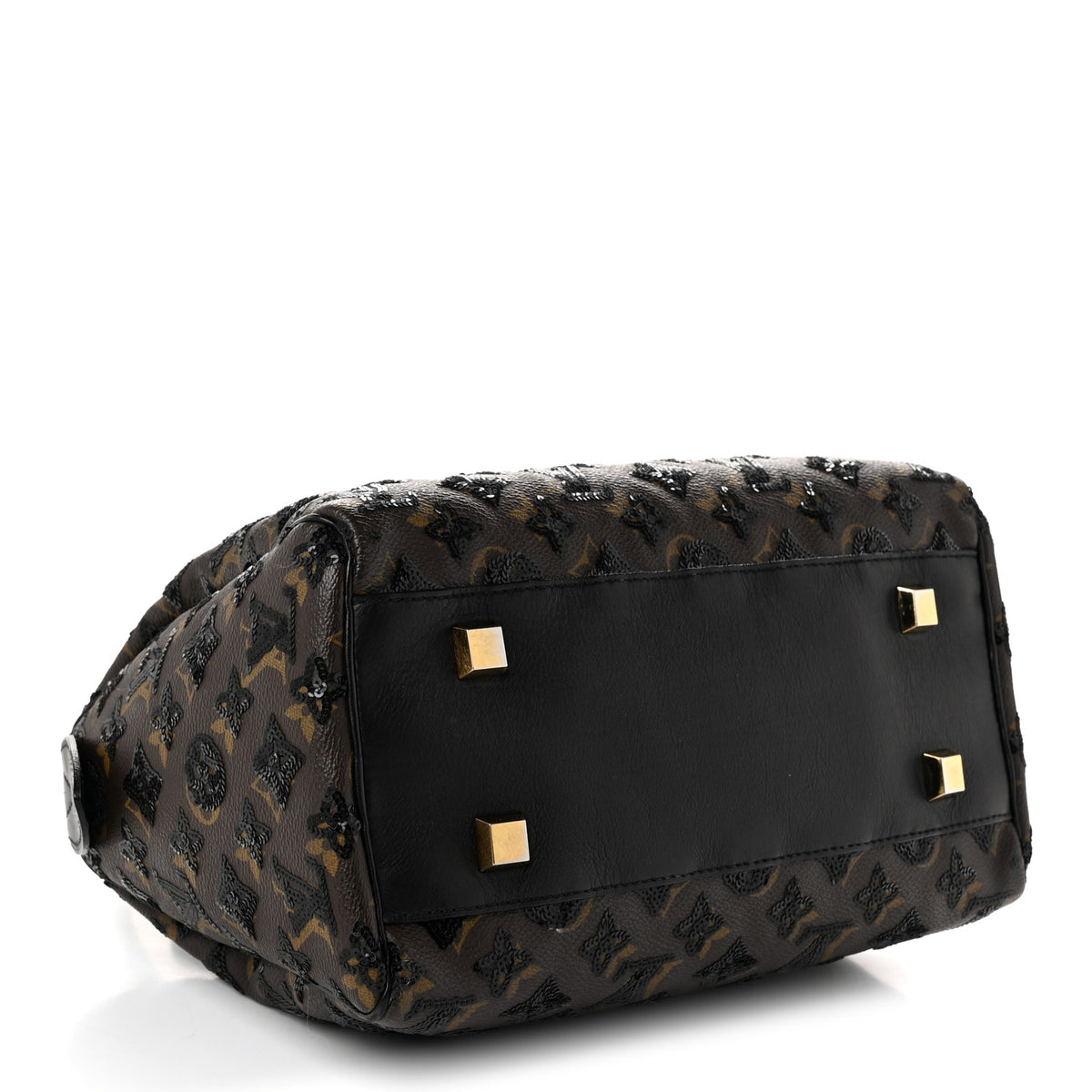 Louis Vuitton Monogram Sequins Eclipse Speedy 28 Black 4 of 9