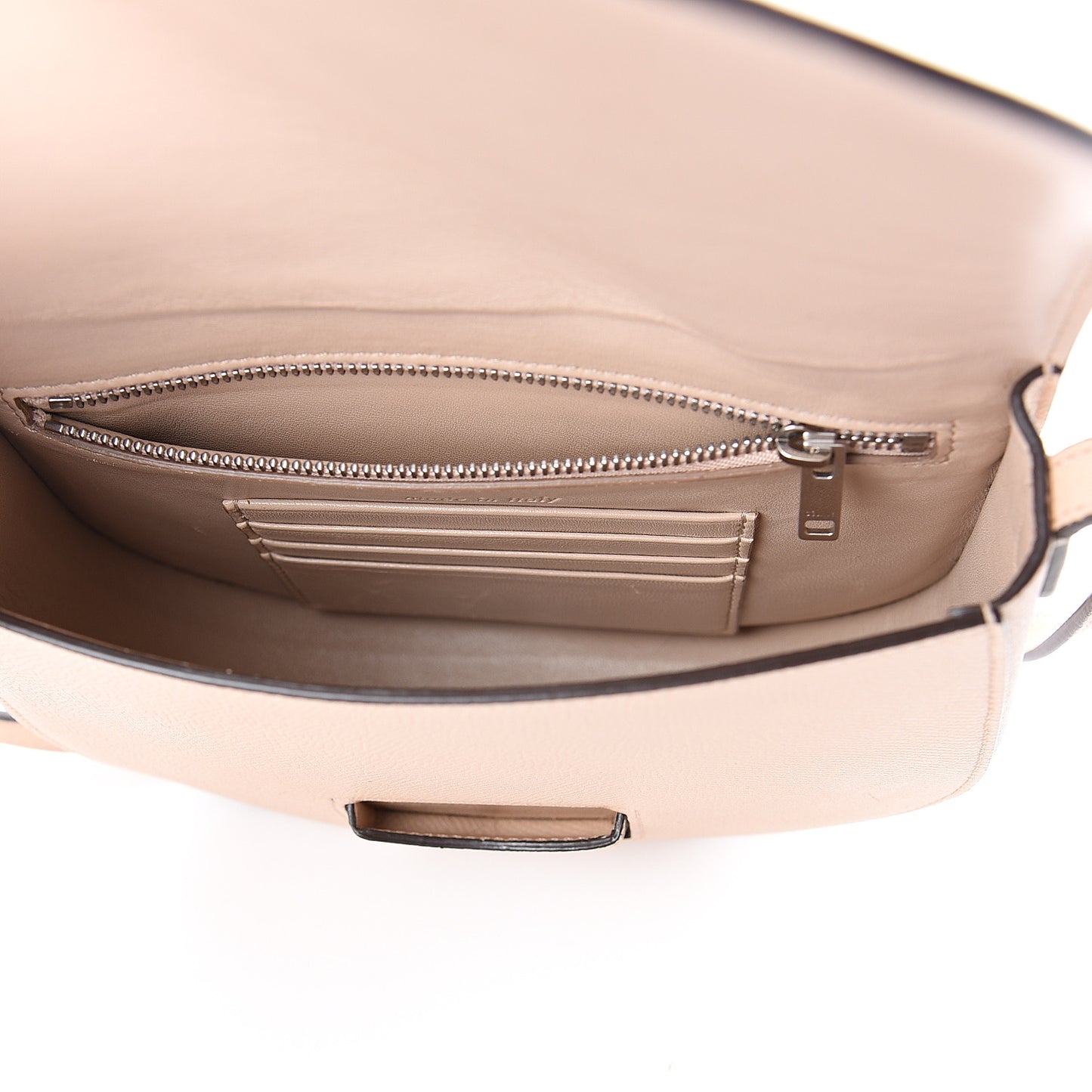 Grained Calfskin Small Trotteur Powder