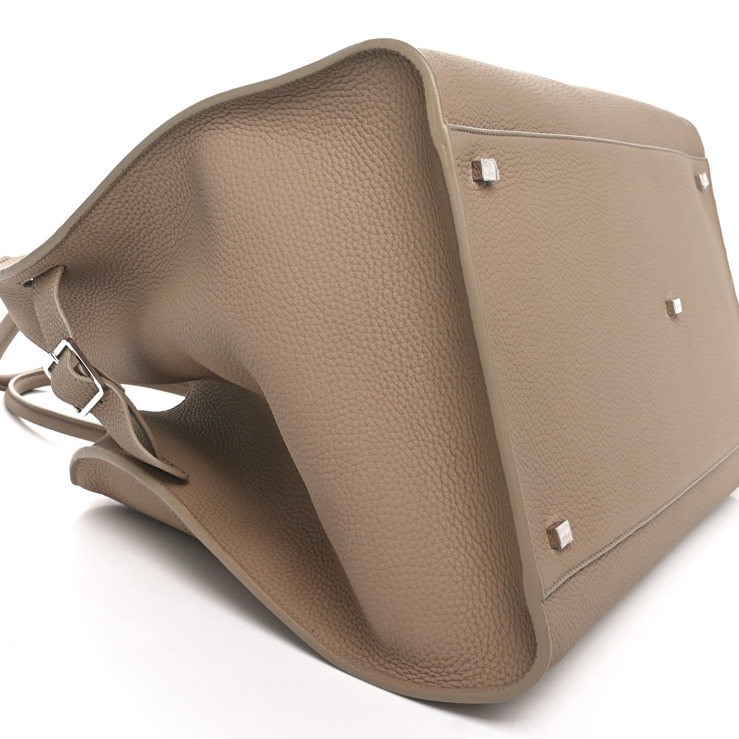 The Row Matte Grained Calfskin Soft Margaux 17 Dark Taupe 8 of 9