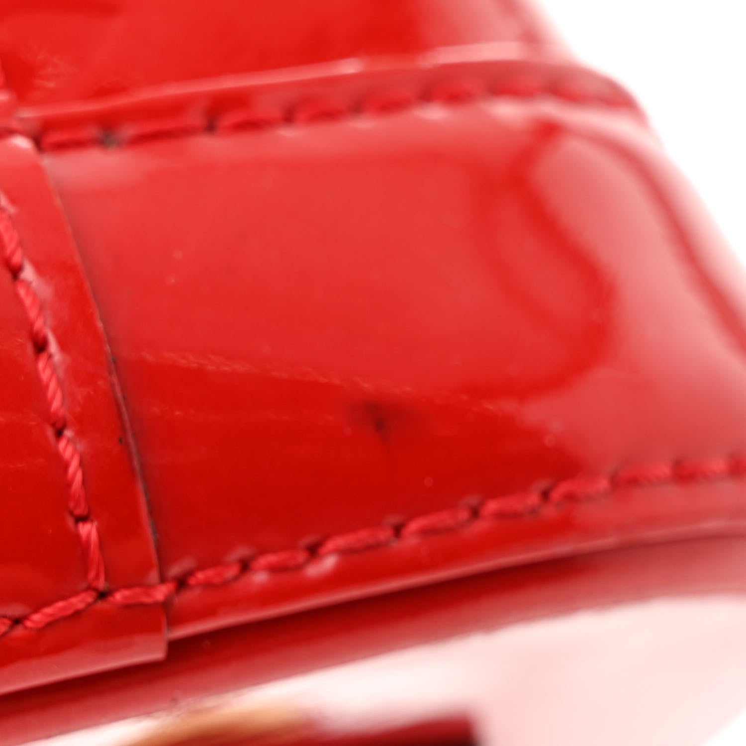 Louis Vuitton Vernis Alma BB Cherry 15 of 15