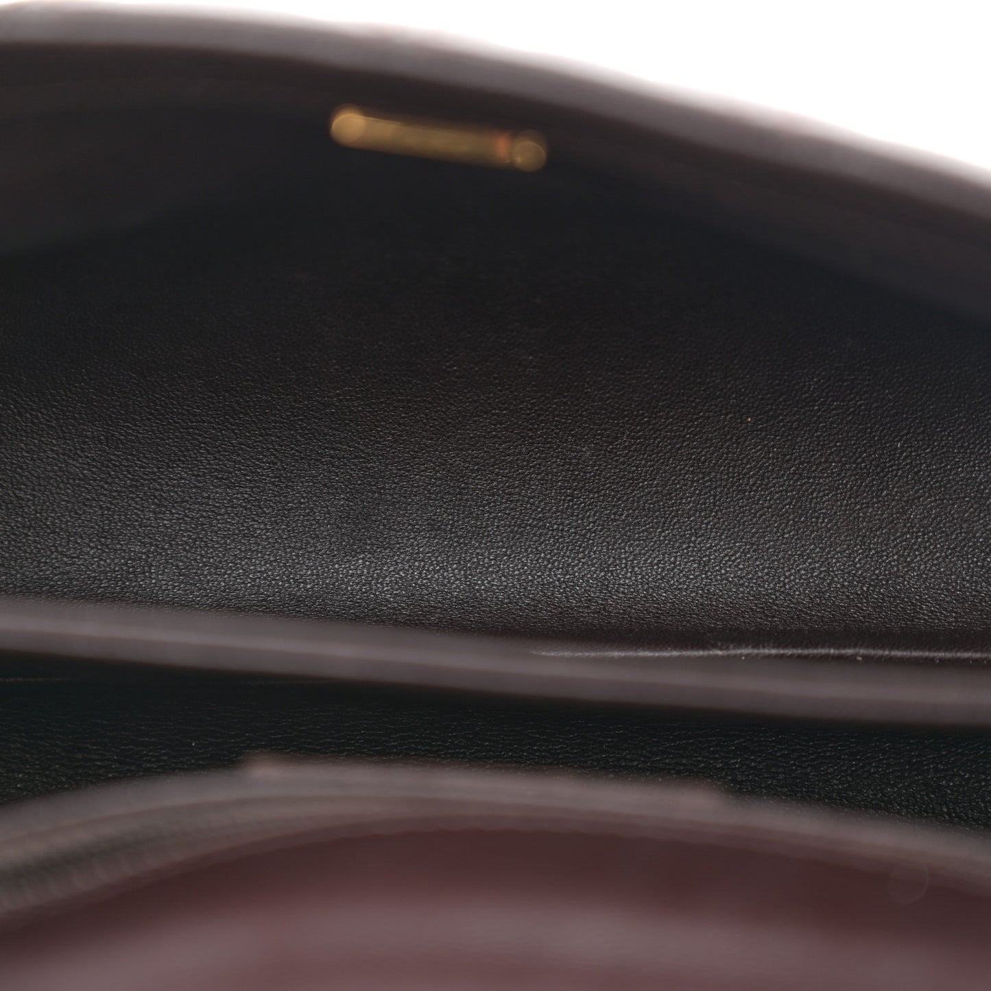 Caviar Quilted Mini Coco Handle Flap Dark Brown