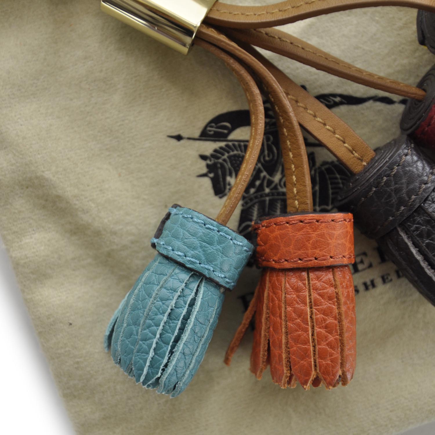 Burberry Leather Tassel Key Chain 5 of 6