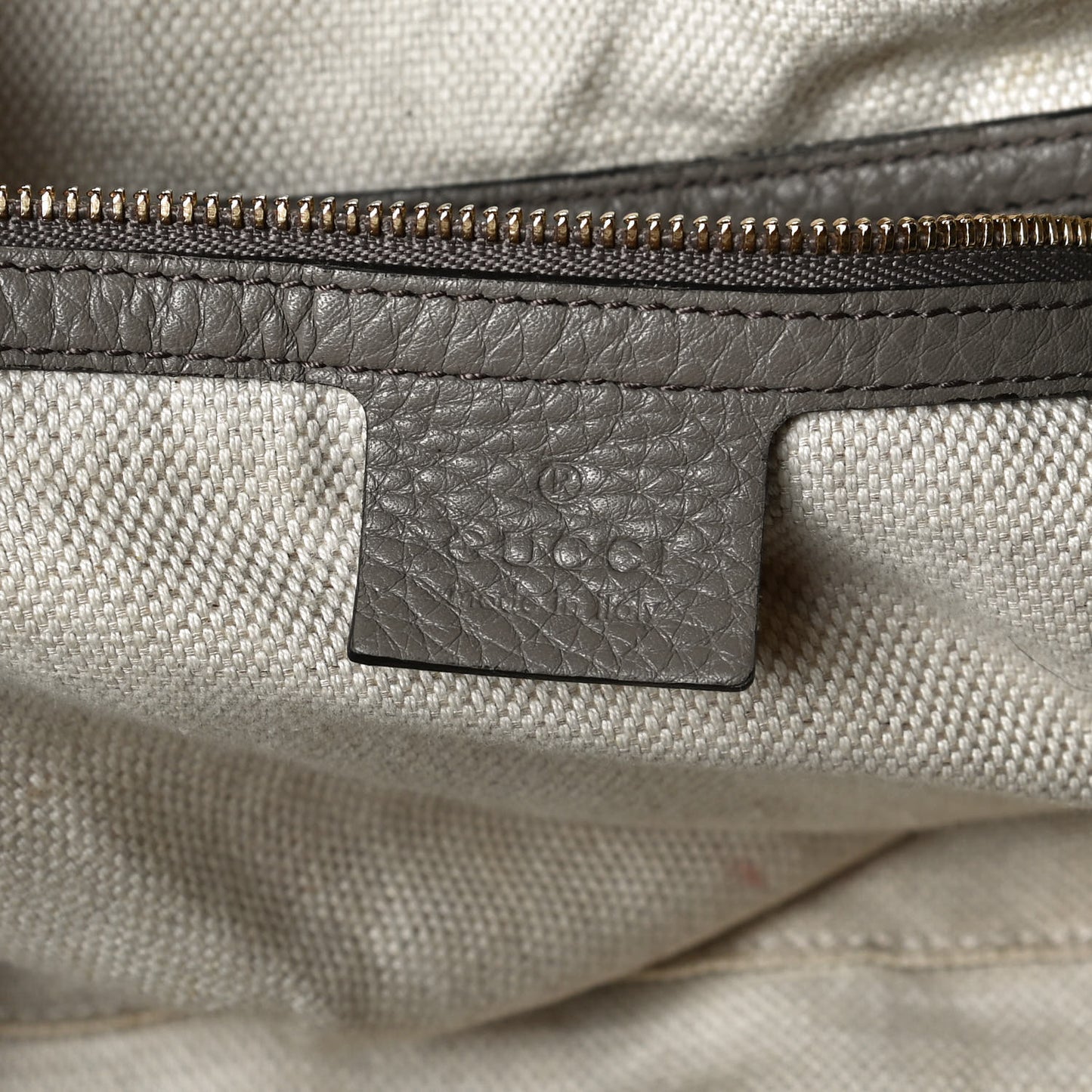 Pebbled Calfskin Medium Soho Shoulder Bag New Fango