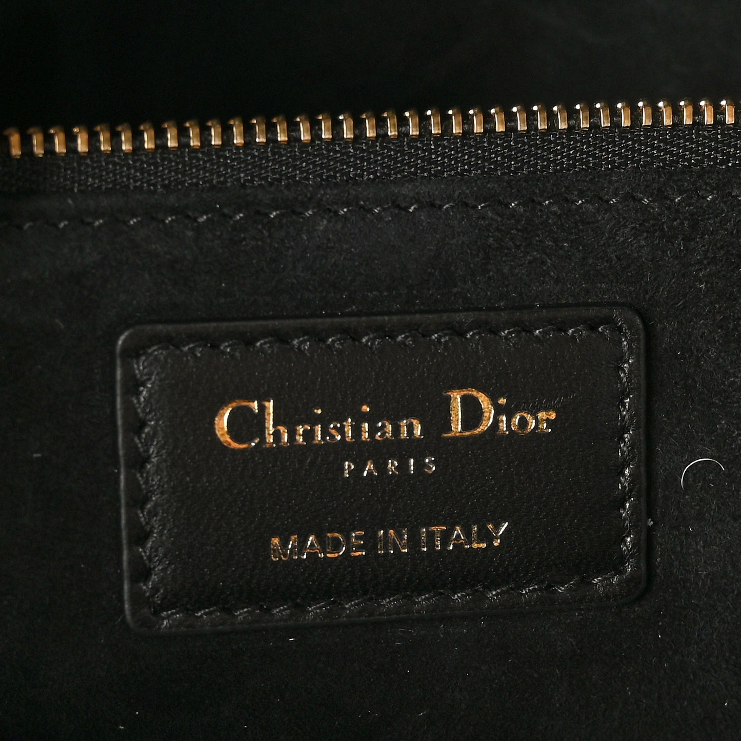 Lambskin Cannage Large Lady Dior Black