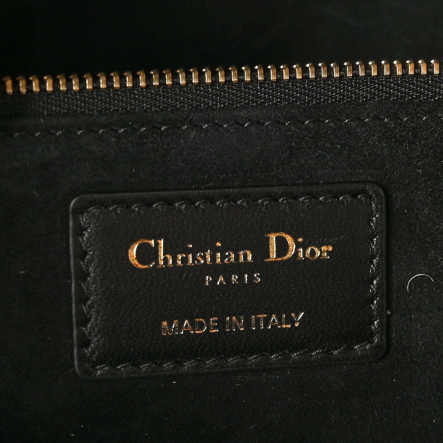 Christian Dior Lambskin Cannage Large Lady Dior Black 6 of 8