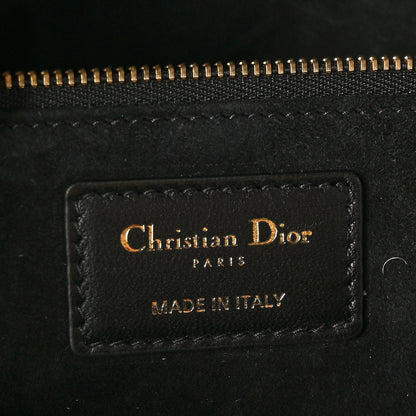 Christian Dior Lambskin Cannage Large Lady Dior Black 6 of 8