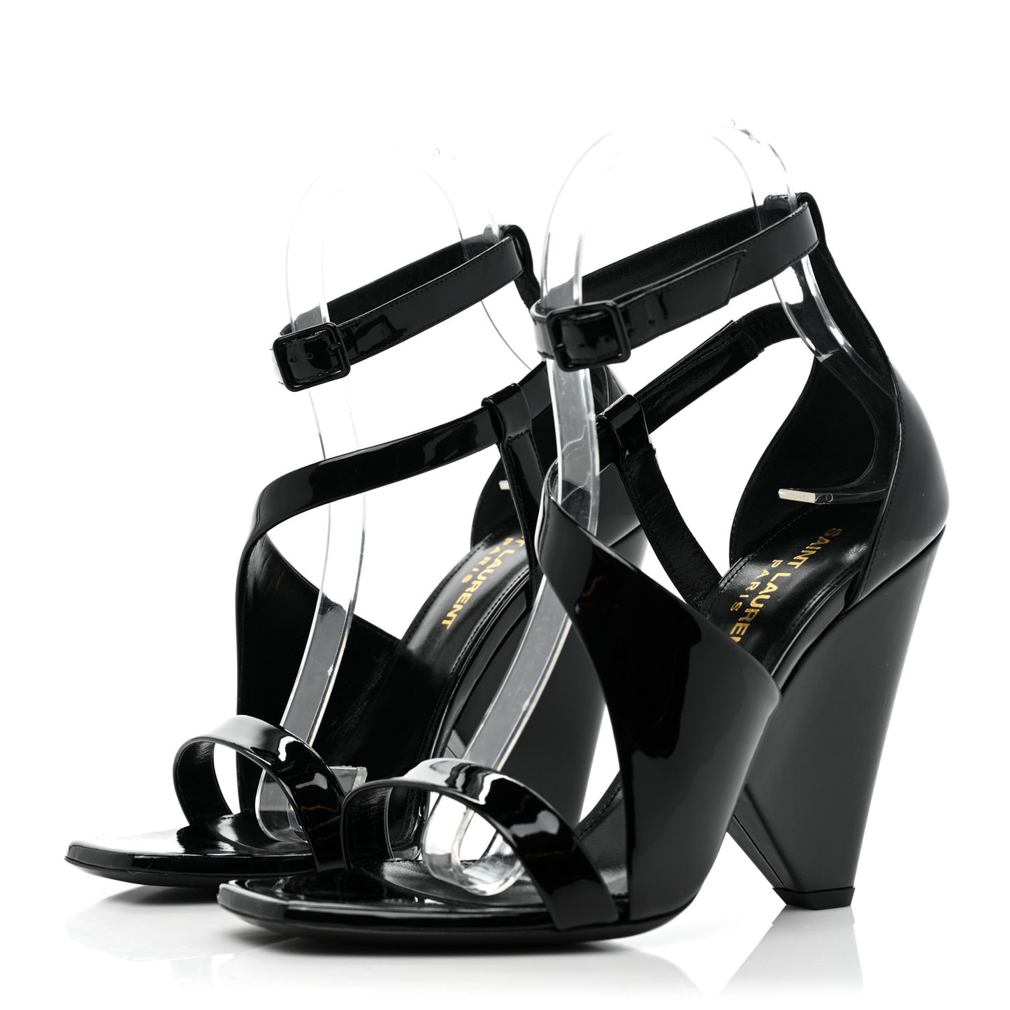 Patent Niki Crossed 105 Sandal 37.5 Black