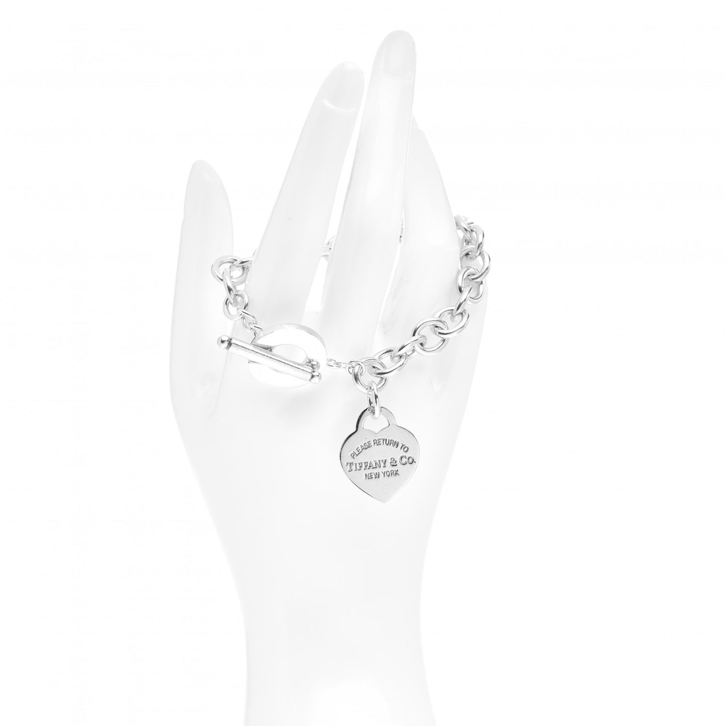 Sterling Silver Return to Tiffany Heart Tag Toggle Bracelet