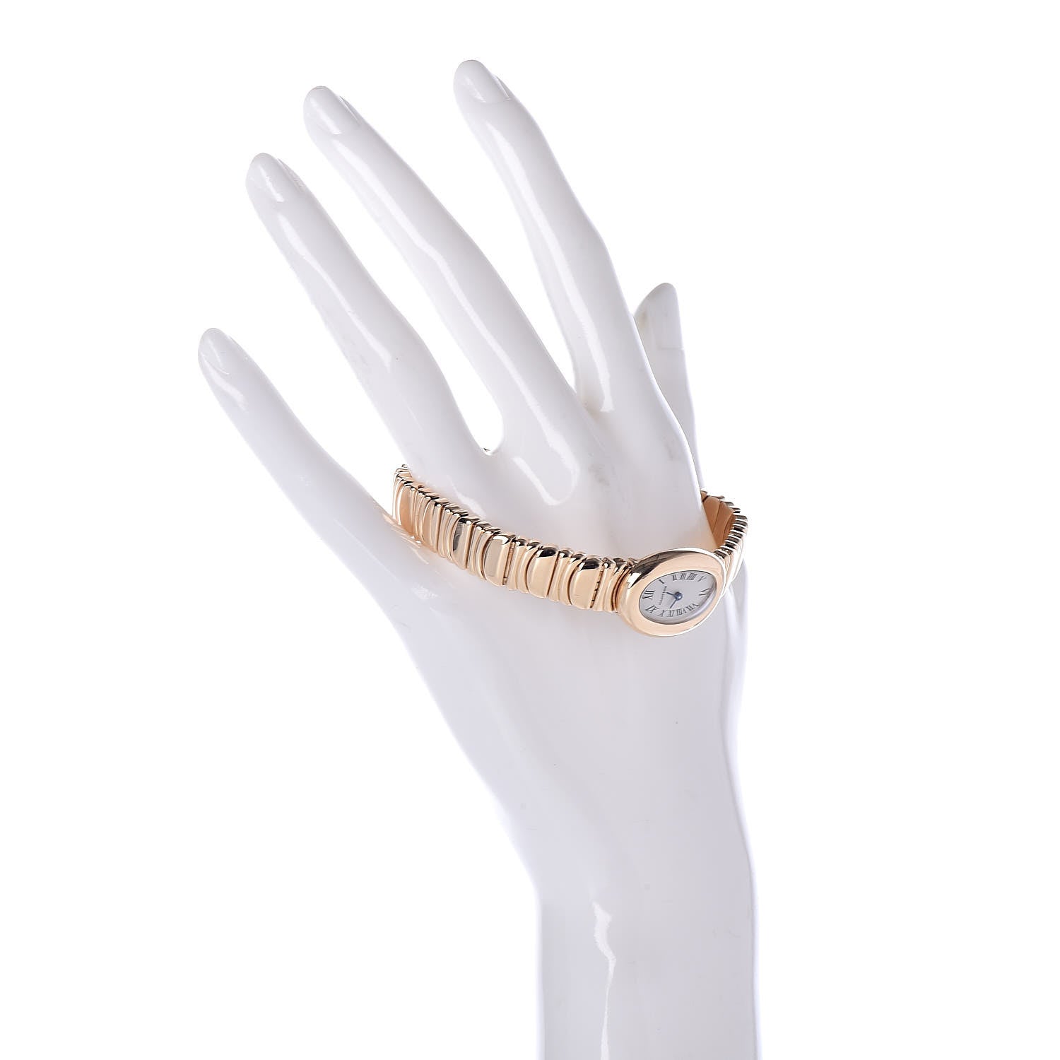Cartier 18K Yellow Gold 18mm Baignoire Quartz Watch 2 of 7