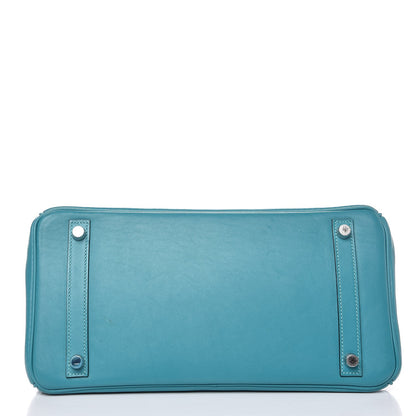 Hermes Swift Birkin 30 Turquoise 7 of 30
