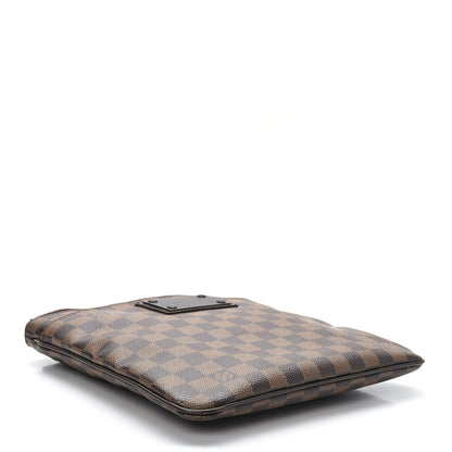 Louis Vuitton Damier Ebene Brooklyn Flat Pochette 4 of 8