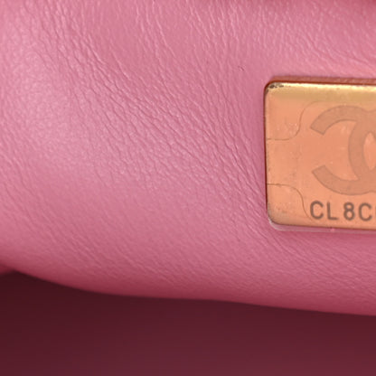 Chanel Shearling Lambskin Quilted Flap Pink 7 of 11