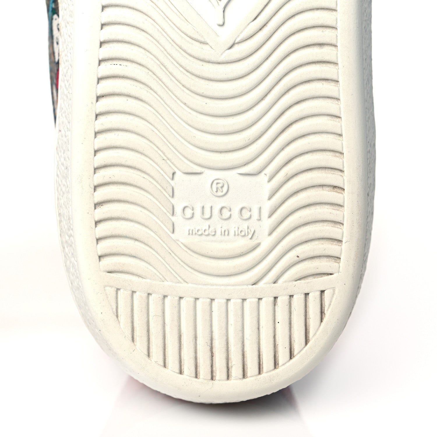 Gucci X DISNEY GG Supreme Monogram Web Donald Duck Ace Sneakers 8 Beige New Acero Orange 7 of 9